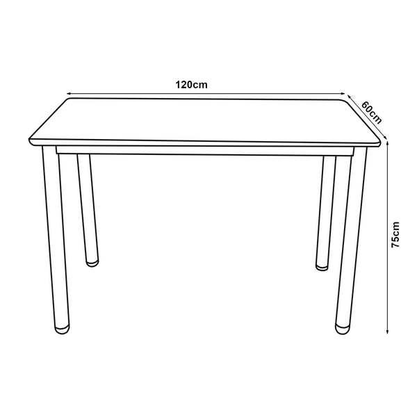 Masa bucatarie Tammela 120x60x75cm culori diferite [en.casa]
