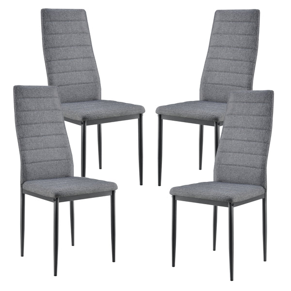 Set bucatarie Diana masa cu 4 scaune culori diferite [en.casa] 