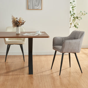 Set scaune tapitate Birmingham 81x57x53 cm 180 kg [en.casa]