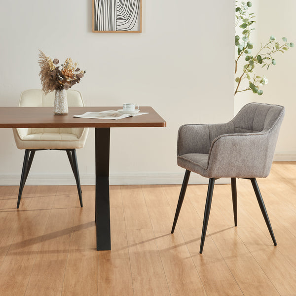 Set scaune tapitate Birmingham 81x57x53 cm 180 kg [en.casa]