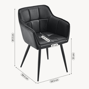 Scaun bucatarie Birmingham 79x56x53,5cm culori diferite [en.casa]