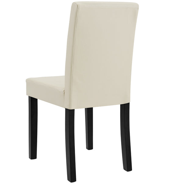 Set 2 scaune sufragerie Hamburg  89x43x54 cm piele sintetica [en.casa]