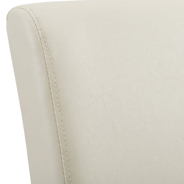 Set 2 scaune sufragerie Hamburg  89x43x54 cm piele sintetica [en.casa]