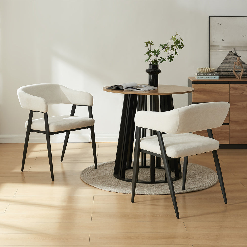Set scaune tapitate Kohlmand  [en.casa]
