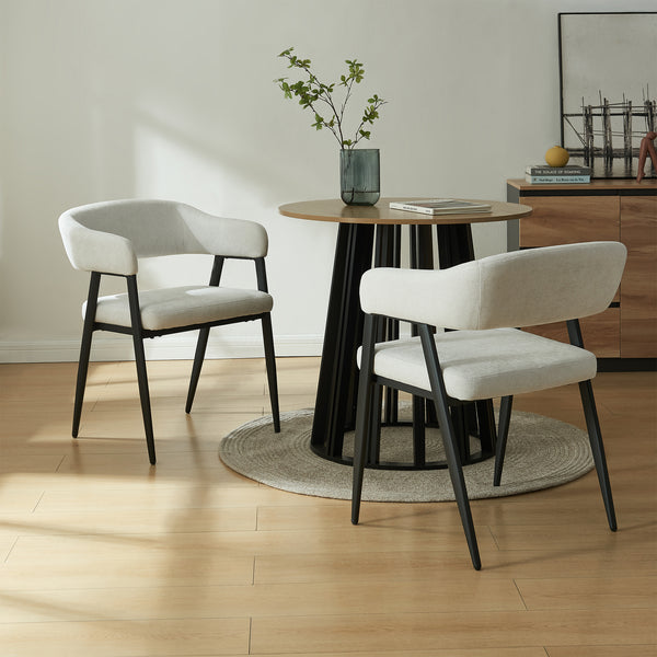 Set scaune tapitate Kohlmand  [en.casa]