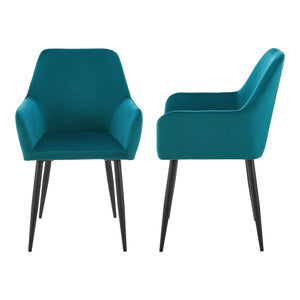 Set 2 scaune tapitate Hollola [en.casa]