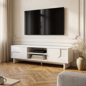 Dulap TV Katanshumn cu 2 uși 150x39x45 cm [en.casa]
