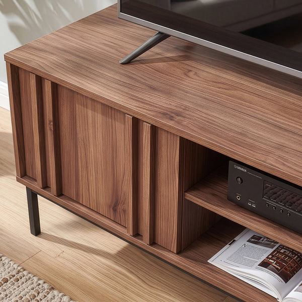 Dulap TV Kilmandar 160x40x49 cm aspect nuc [en.casa]