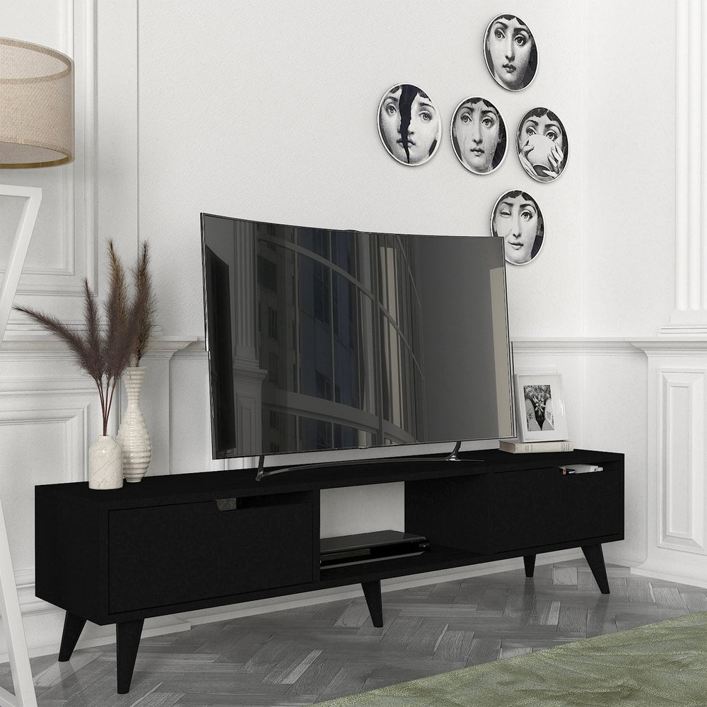 Comoda TV Kullila 160x35x40 cm [en.casa]