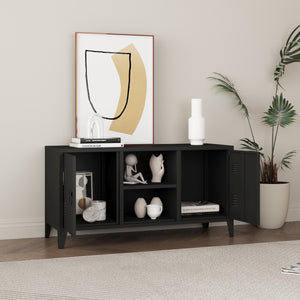 Comoda TV Kotka 113x40x58cm otel [en.casa]