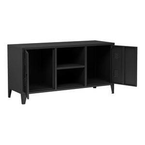 Comoda TV Kotka 113x40x58cm otel [en.casa]