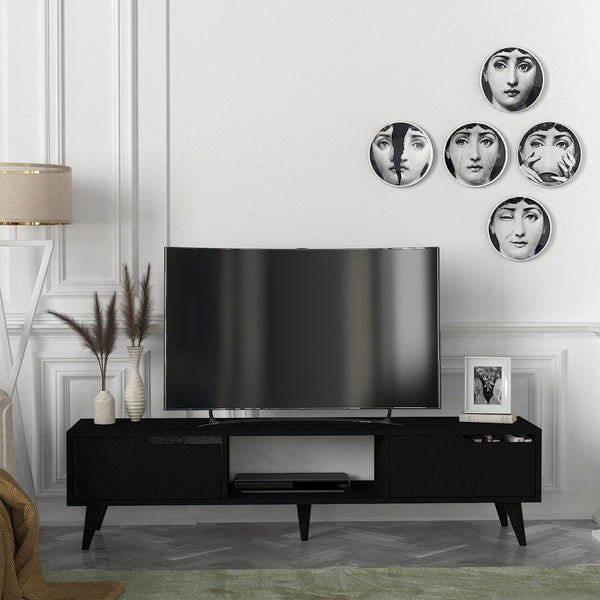 Comoda TV Kullila 160x35x40 cm [en.casa]