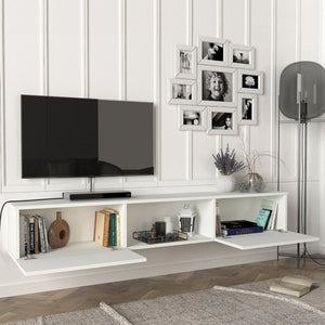 Dulap suspendat TV Paltamo 180x31x29,5cm culori diferite [en.casa]