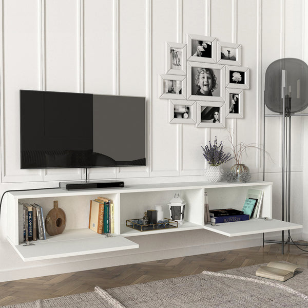 Dulap suspendat TV Paltamo 180x31x29,5cm culori diferite [en.casa]