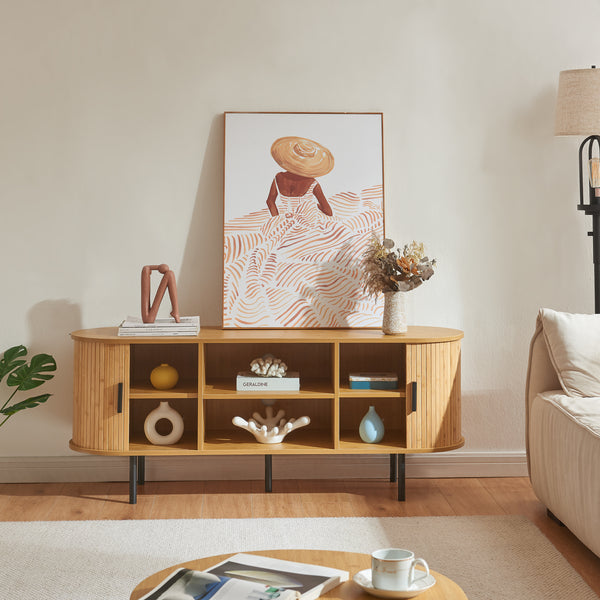 Comoda TV Tvedestrand 140x40x55cm [en.casa]