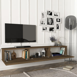 Dulap TV Vihti 180x31x29,5cm în diferite culori [en.casa]