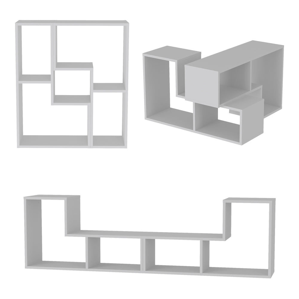 Set 2 buc mobilier modular Hustersurd 91,5x54 x30 cm pal [en.casa]