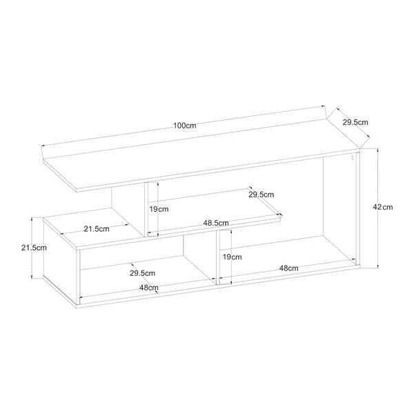 Comoda TV Anän 100x29x42 cm [en.casa]