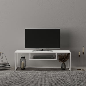 Masa TV Isokyrö 120x40x40cm metal [en.casa]