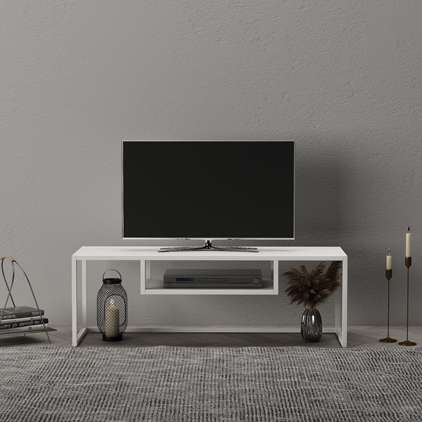 Masa TV Isokyrö 120x40x40cm metal [en.casa]
