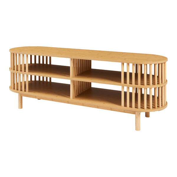Comoda TV Jarvenpaa bambus natur [en.casa]