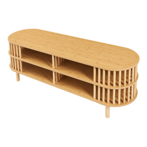 Comoda TV Jarvenpaa bambus natur [en.casa]