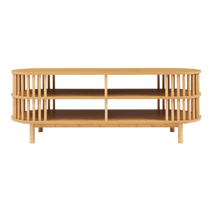 Comoda TV Jarvenpaa bambus natur [en.casa]