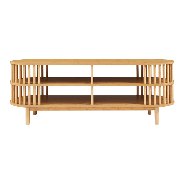 Comoda TV Jarvenpaa bambus natur [en.casa]