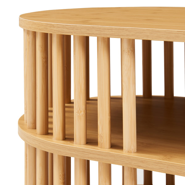 Comoda TV Jarvenpaa bambus natur [en.casa]