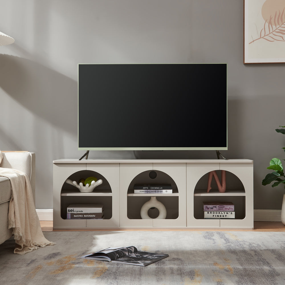 Comoda TV Trorhun 140x38x48 cm [en.casa]