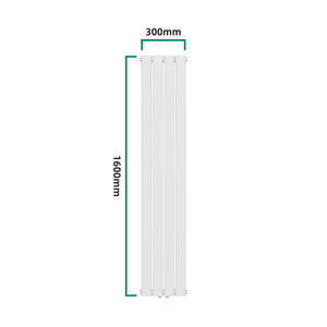 Radiator dublu Nore 160x30cm alb 1006W [neu.haus]