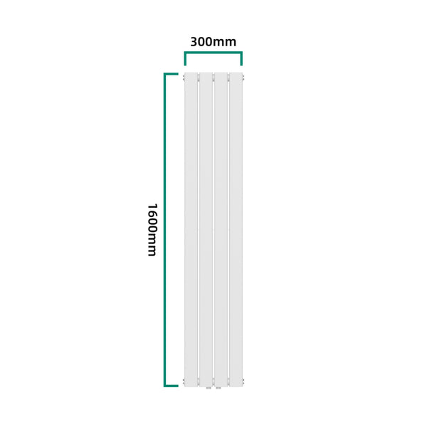 Radiator dublu Nore 160x30cm alb 1006W [neu.haus]