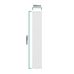 Radiator Nore 180x30cm alb 598W [neu.haus]