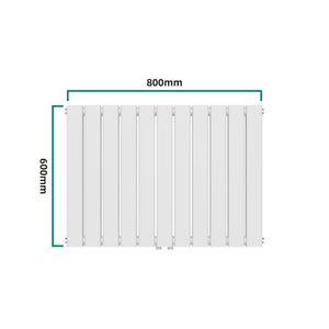 Radiator dublu Nore 60x80cm alb 1097W [neu.haus]