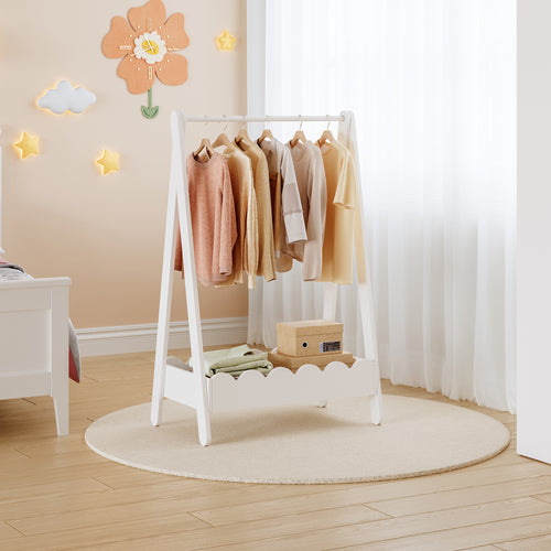 Suport haine copii Vestnes 99x66x38 cm [en.casa]