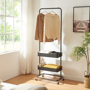 Suport mobil haine Kumad 174,5x58x36cm metal [en.casa]