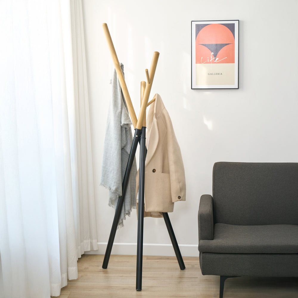 Cuier pom Laerdal 172x49x49 cm otel [en.casa]