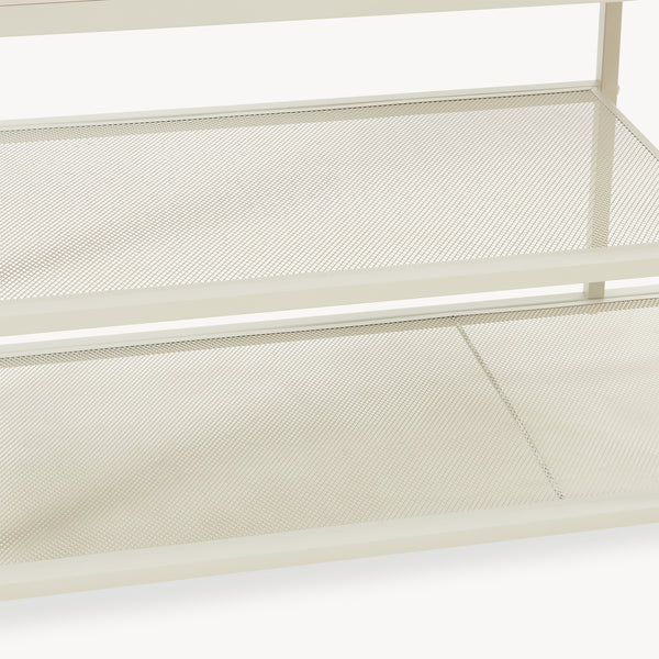 Cuier haine 4 in 1 Napinerg 185x98x34 cm cu oglinda banca si raft pantofi [en.casa]