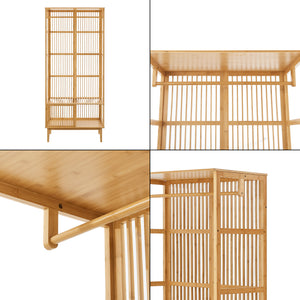 Set de garderobă din raftul de podea Trundholm + suport pentru haine Vemb [en.casa]