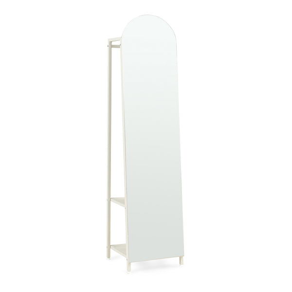 Oglinda de podea si suport haine 2 in 1 Frenraby 165x40x35 cm [en.casa]