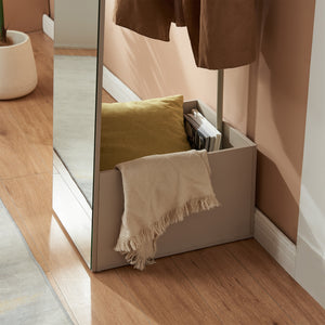 Oglinda de podea si suport haine 2 in 1 Saden 165x40x51 cm [en.casa]