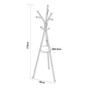 Cuier pom Edet 179x48x48cm metal [en.casa]