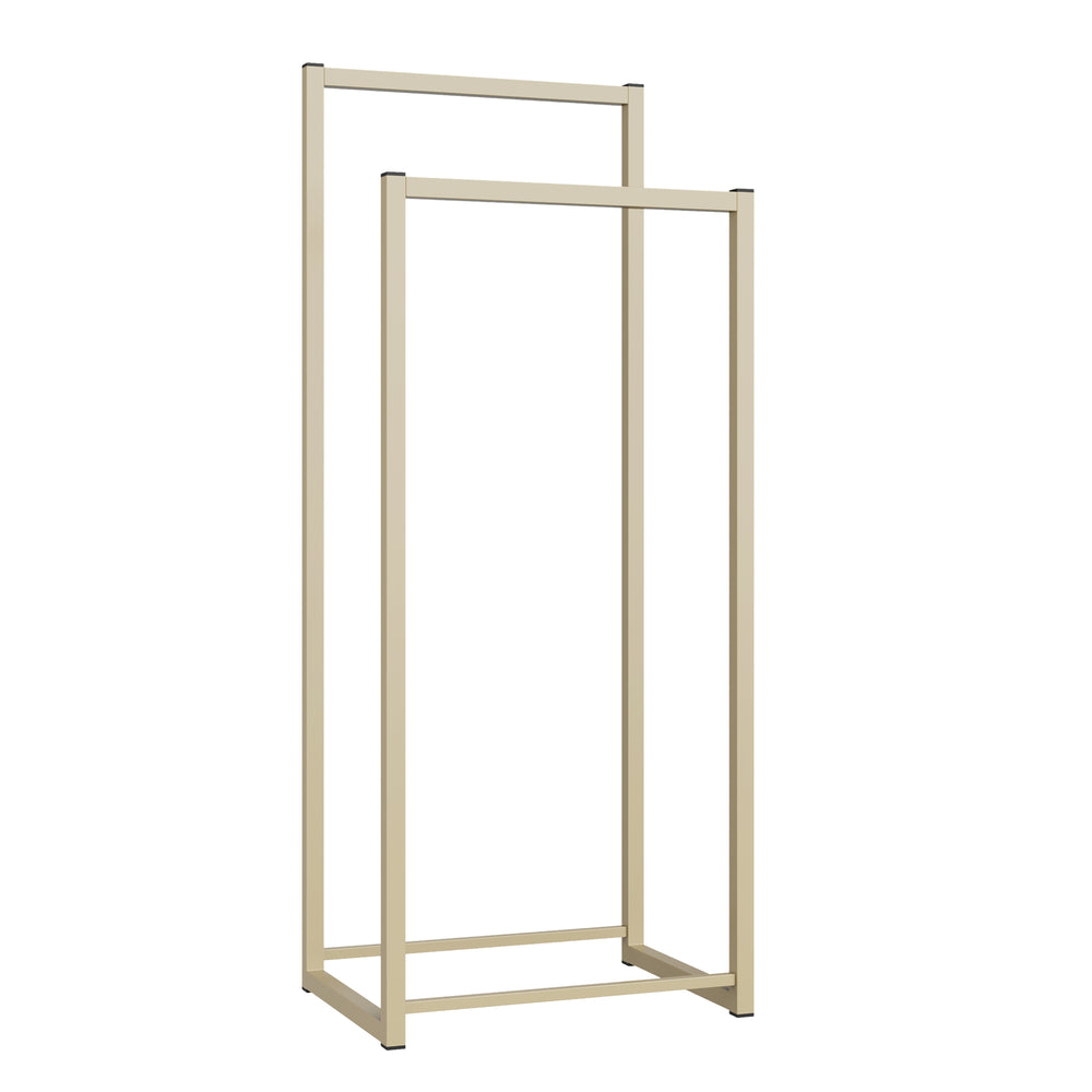 Suport pentru haine metalic cu 2 sine de sine statator Holtalen 100x40x30 cm [en.casa]