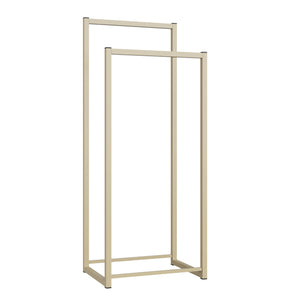 Suport pentru haine metalic cu 2 sine de sine statator Holtalen 100x40x30 cm [en.casa]