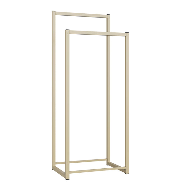 Suport pentru haine metalic cu 2 sine de sine statator Holtalen 100x40x30 cm [en.casa]