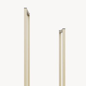 Suport pentru haine metalic cu 2 sine de sine statator Holtalen 100x40x30 cm [en.casa]