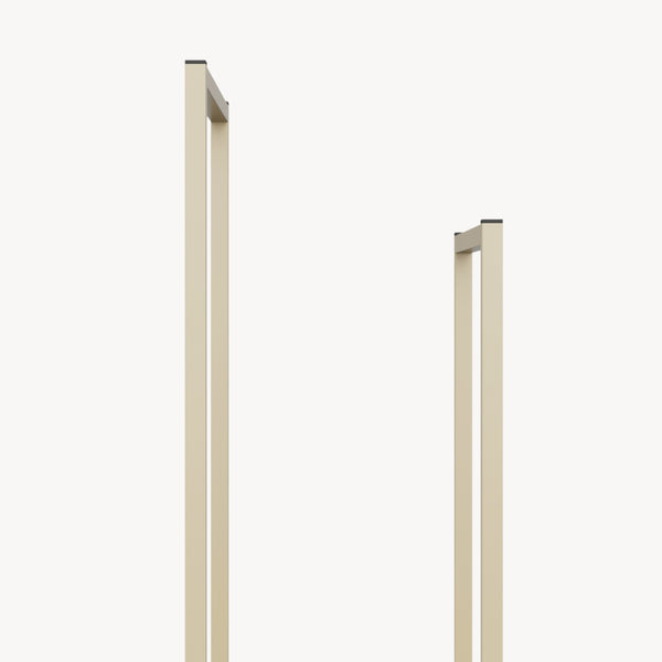 Suport pentru haine metalic cu 2 sine de sine statator Holtalen 100x40x30 cm [en.casa]
