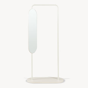 Suport haine cu oglinda rotativa Vamn 167x80x35 cm [en.casa]