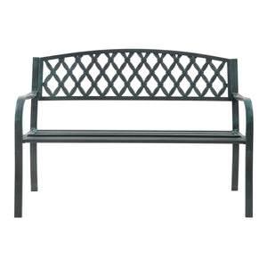 Banca gradina Opsasar 127x53,5x88 cm otel [casa.pro]