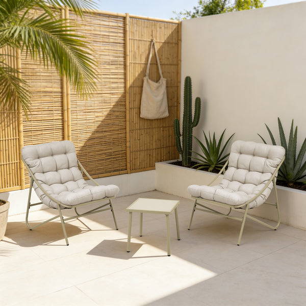Set masa si 2 scaune gradina Trölleping [en.casa]
